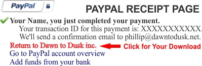 clcik "Return to Dawn to Dusk, inc." to download purchased plan!